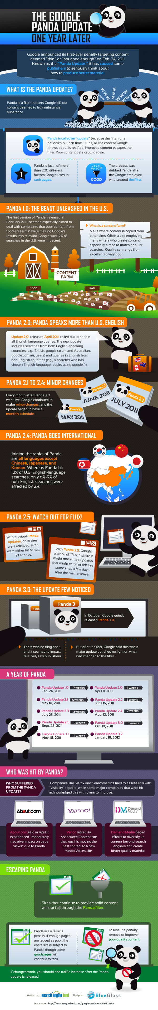Panda Update Infographic