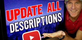 bulk update youtube descriptions and titles